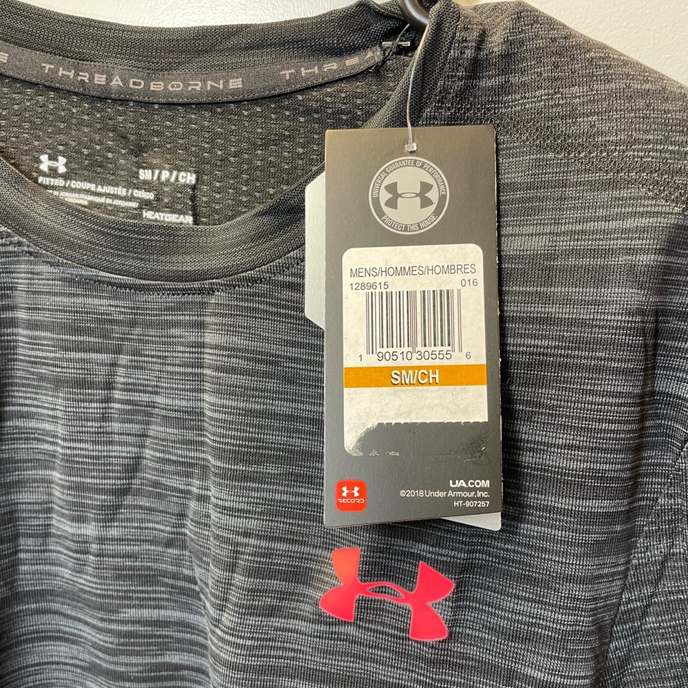 Under Armour Mens Threadborne Seamless Long Sleeve T-Shirt Size S - Picture 8 of 8